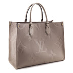 Louis Vuitton Tourterelle Monogram Giant Empreinte Onthego MM