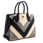 Louis Vuitton Tri-Color Calfskin & Suede Chevron City Steamer MM