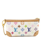 Louis Vuitton White Monogram Multicolor Pochette Milla MM