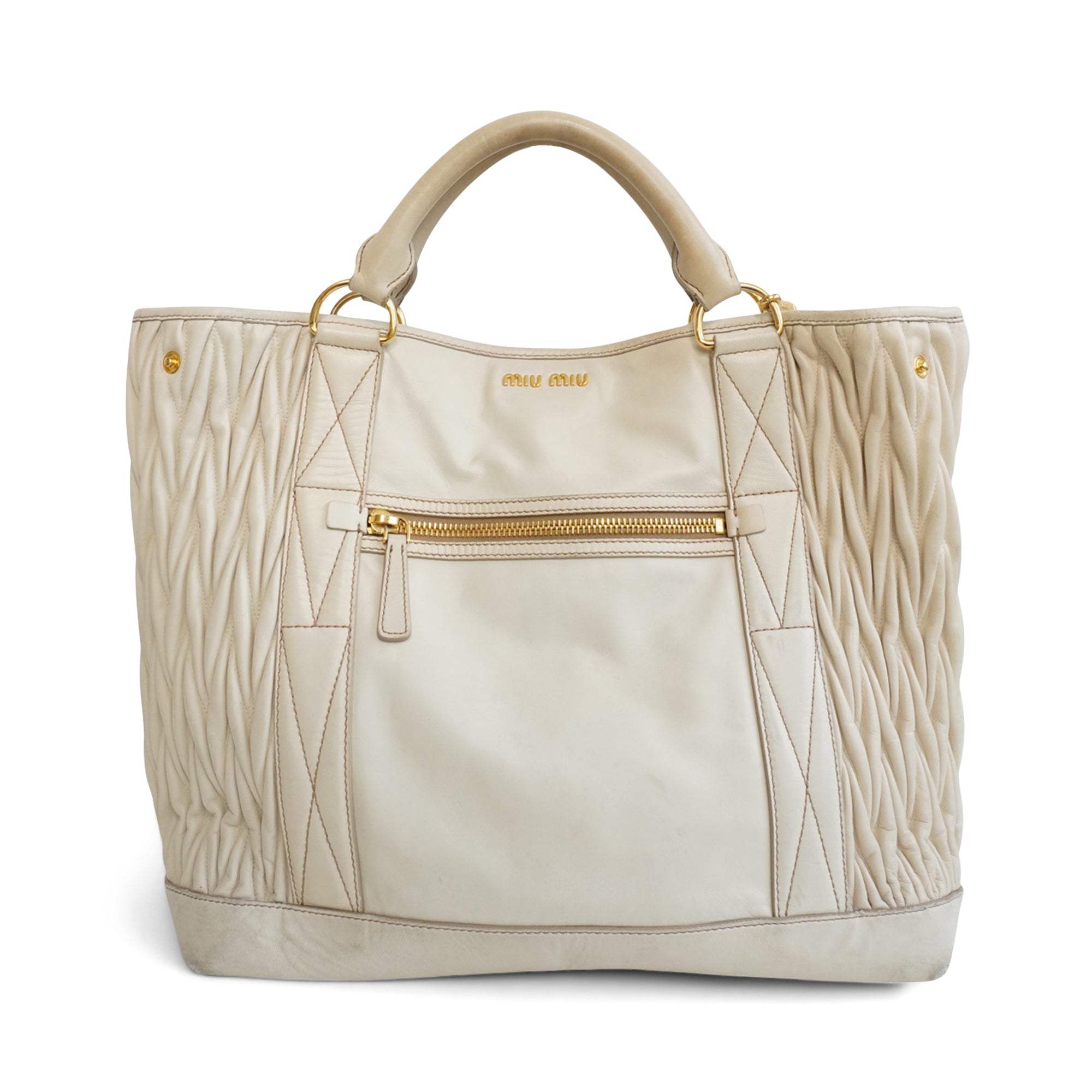 Miu Miu 'Tess' Matelasse Tote Bag