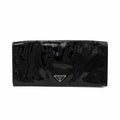 Prada 'Vernice Secchio' Flap Clutch
