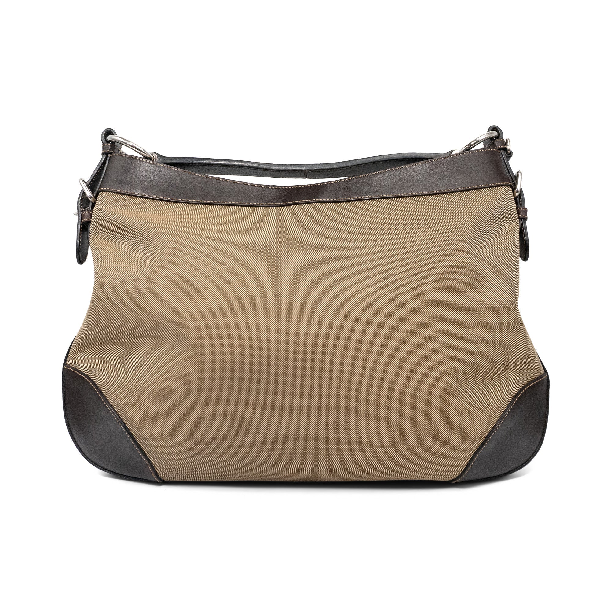 Prada 'Logo Jacquard Canapa Hobo Bag'