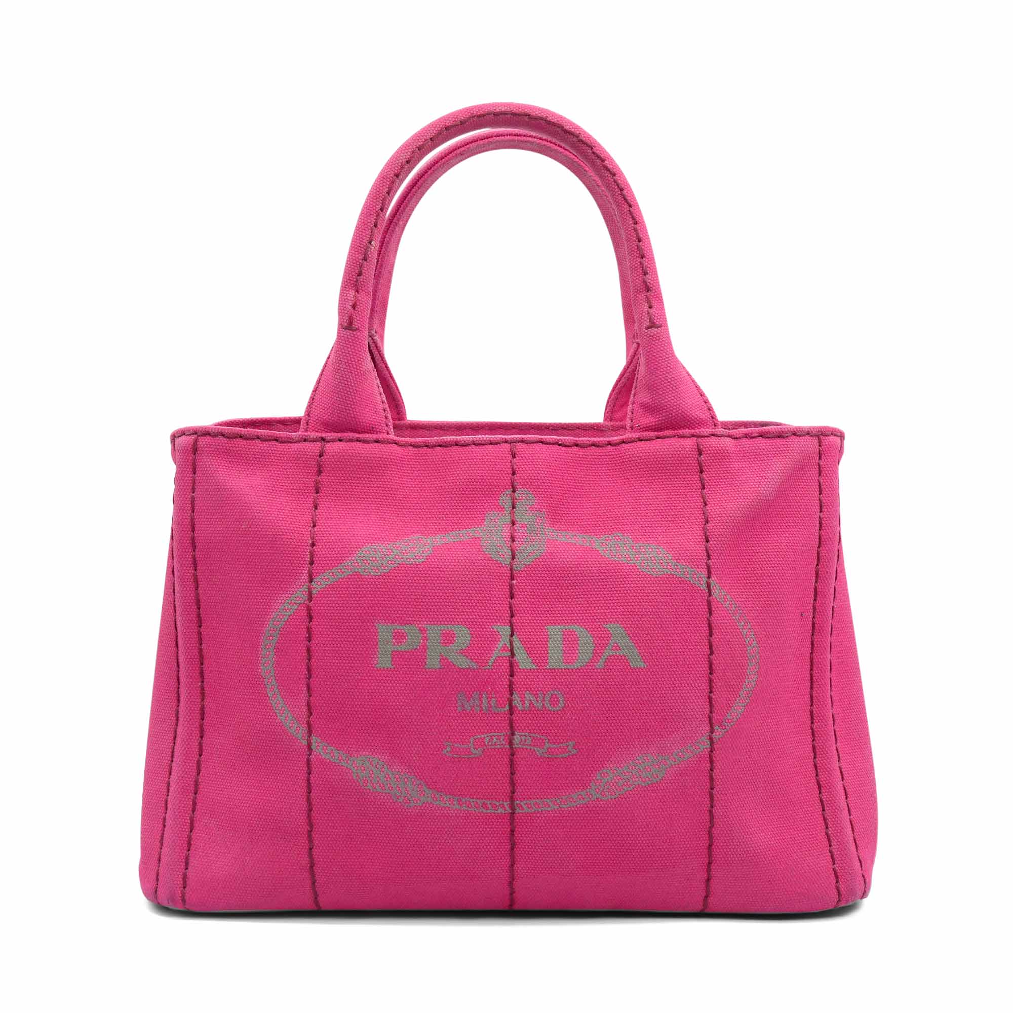 Prada 'Canapa' Small Tote Bag