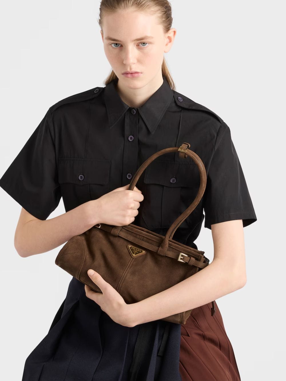 Cocoa Brown Bonnie Leather Handbag