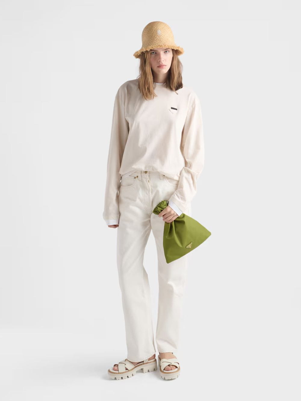 Ivy Green Wish Re-Nylon Pouch