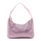 Prada Alabaster Pink Satin Crystal Mini Re-Edition 2000