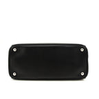 Prada Black City Calf Medium Galleria Double Zip Tote
