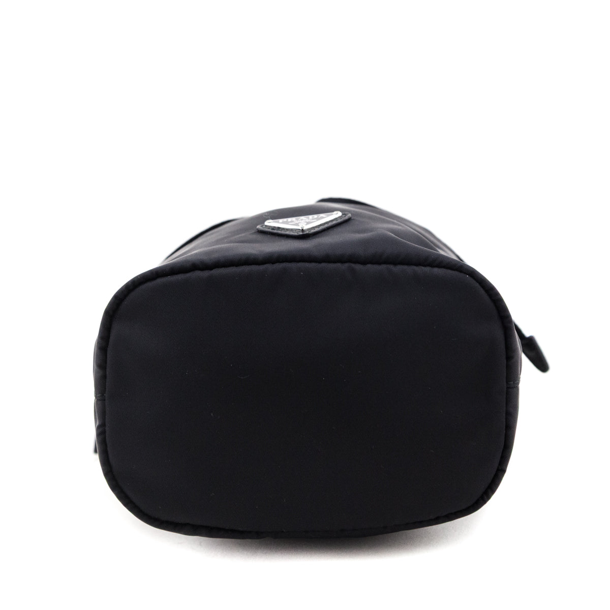 Prada Black Re-Nylon Vela Drawstring Wristlet Pouch