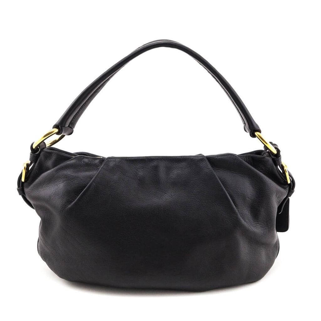 Prada Black Soft Calf Hobo