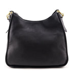 Prada Black Vitello Daino Hobo