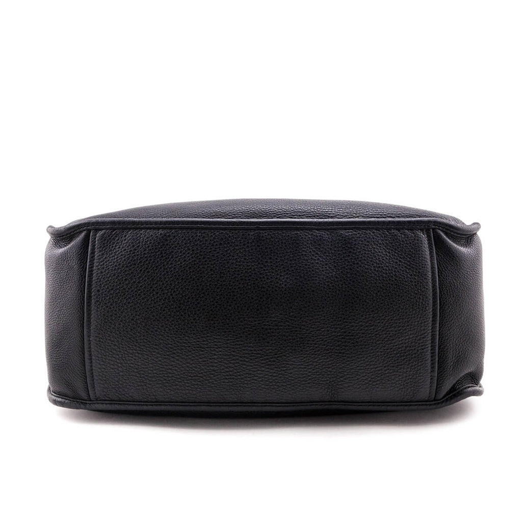 Prada Black Vitello Daino Hobo