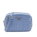 Prada Blue Astrale Soft Calfskin Diagramme Camera Bag