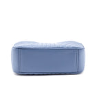 Prada Blue Astrale Soft Calfskin Diagramme Camera Bag