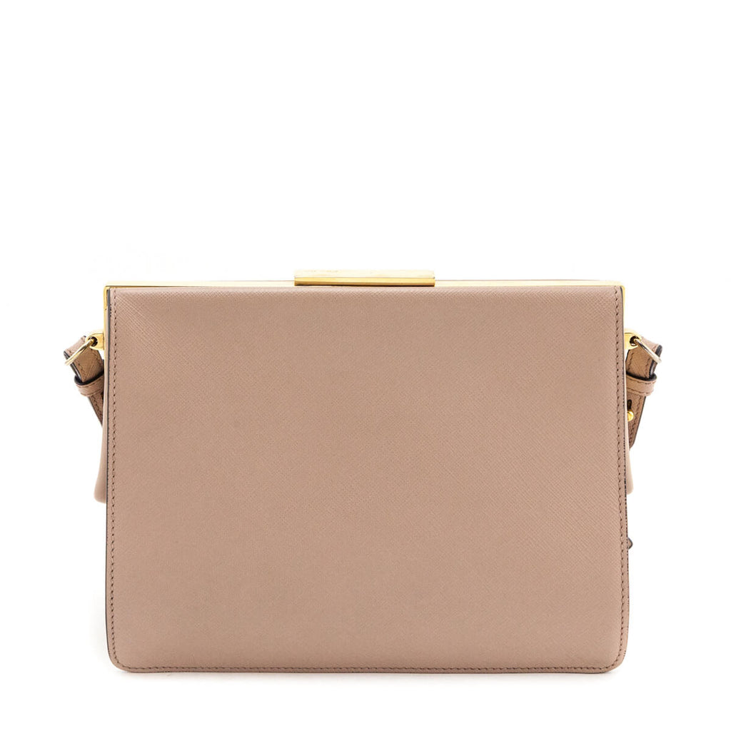 Prada Cammeo Saffiano Medium Light Frame Bag