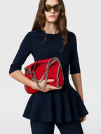 Lipstick Red Falabella Mini Mesh Tote