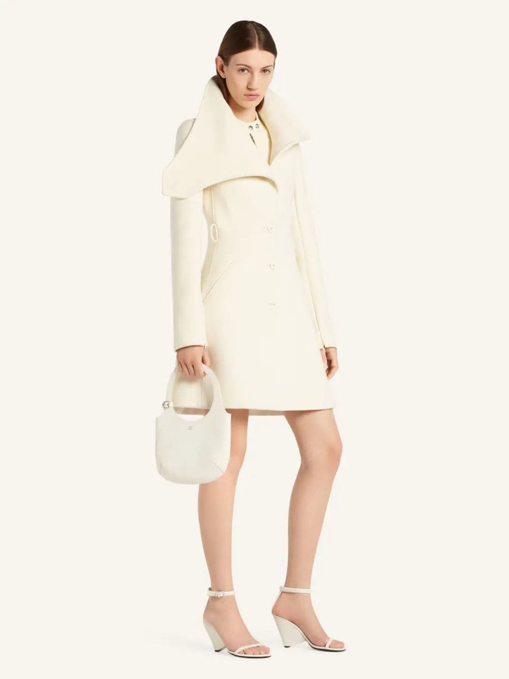 Off White Holy Leather Shoulder Bag