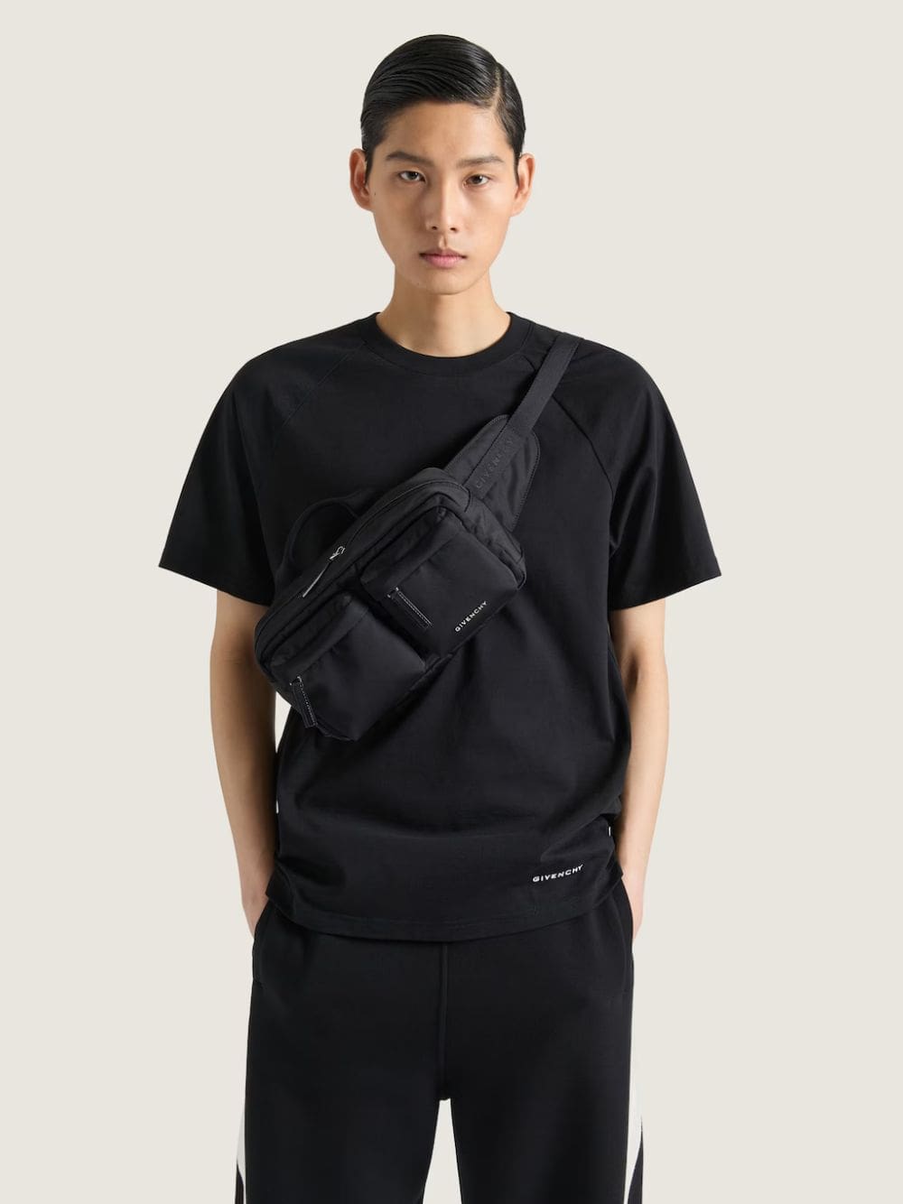 Black Essential U Belt Bag