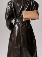 Lowbitwist Small Blush Patent Leather Clutch