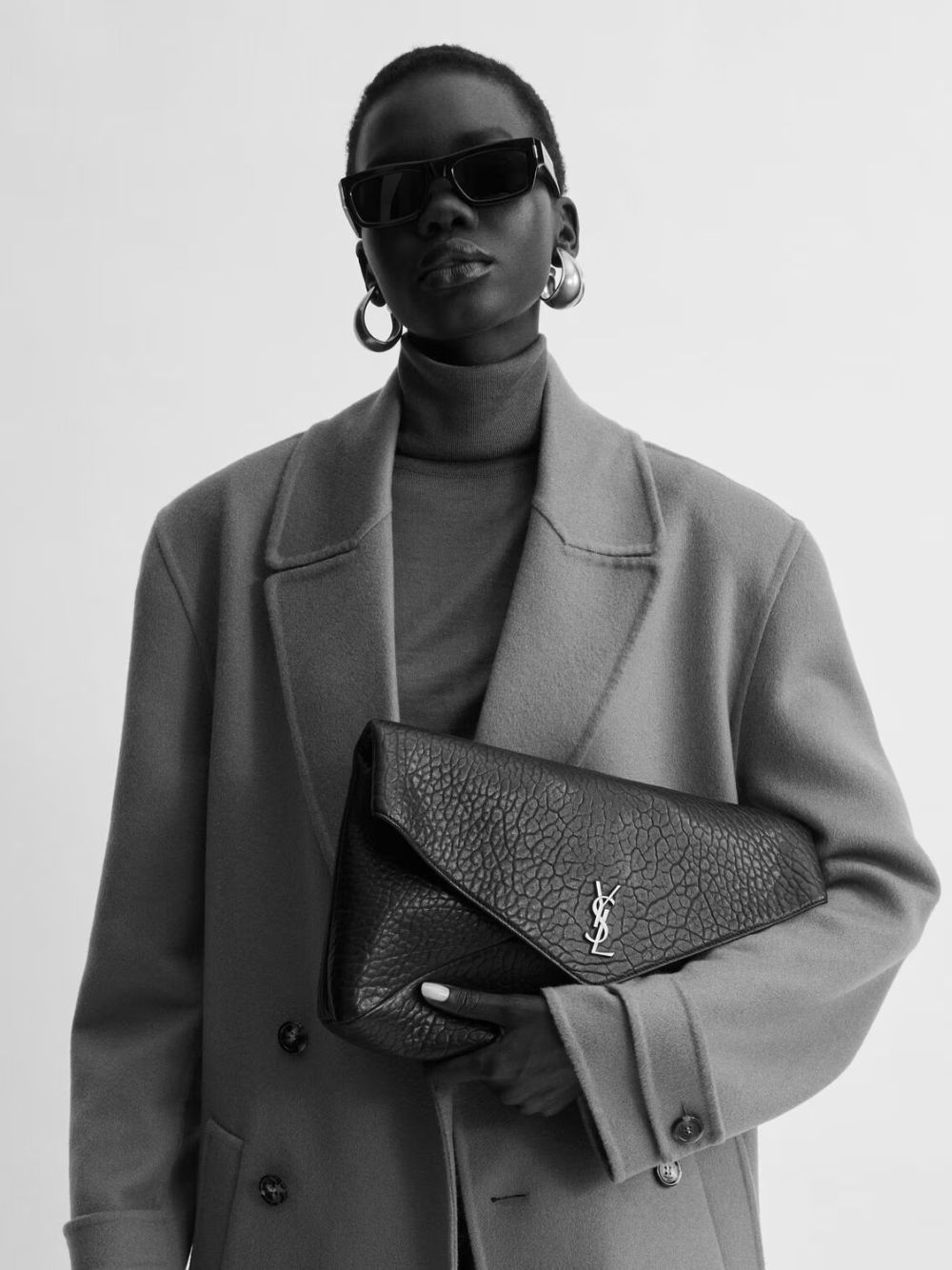 Light Musk Cassandre XXL Lambskin Pouch