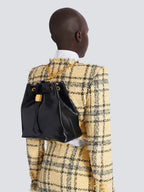 Black Pulse Calfskin Leather Backpack