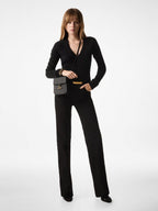 Black Tara Mini Bag in Smooth Calf Leather