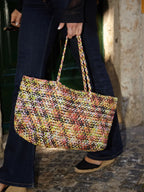 Octo Multi Woven Leather Bag