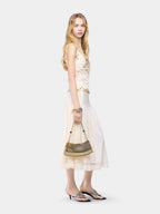 Gold 1969 Metal Disc Clutch Bag