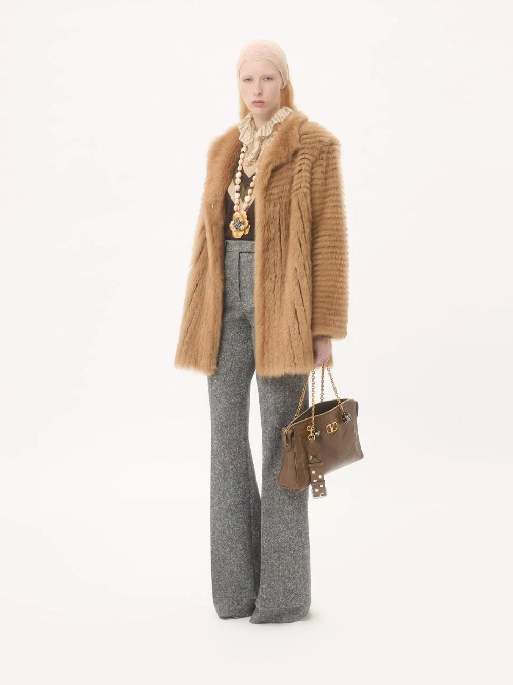 Tundra Nappa Leather Panthea Shoulder Bag