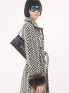 Black DeVain Small Nappa Shoulder Bag