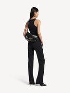 Black Clicca Medium Shoulder Bag