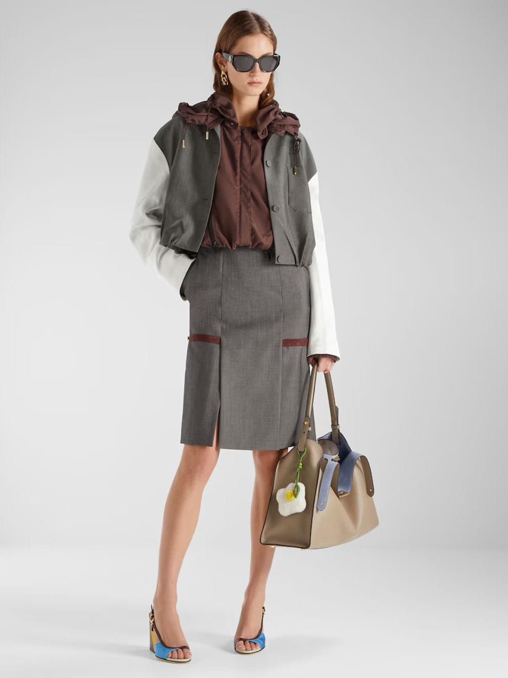 Dove Grey Way Large Bag