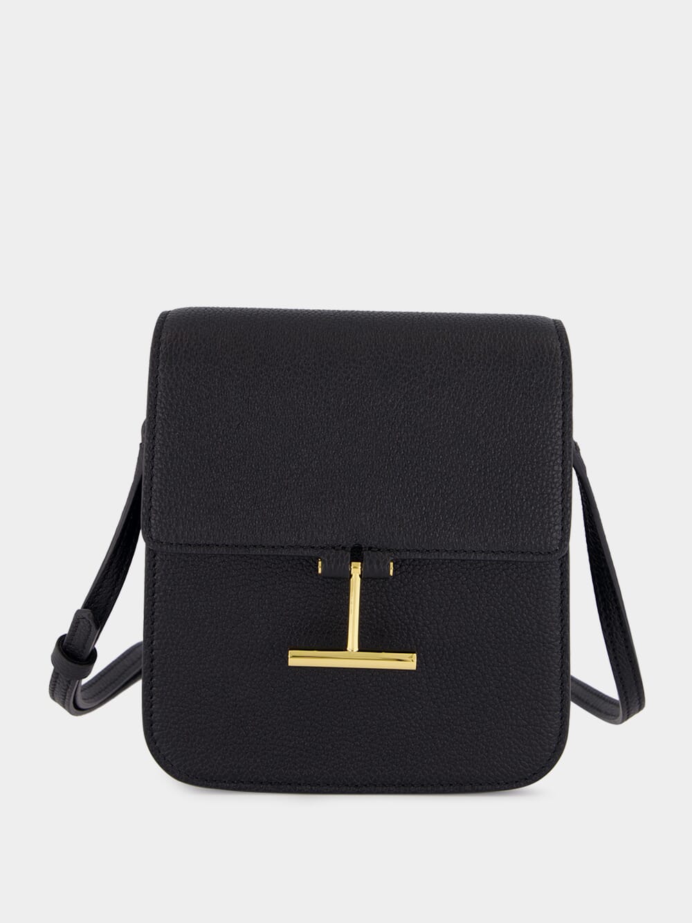 Black Tara Mini Bag in Smooth Calf Leather