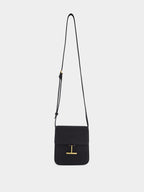 Black Tara Mini Bag in Smooth Calf Leather