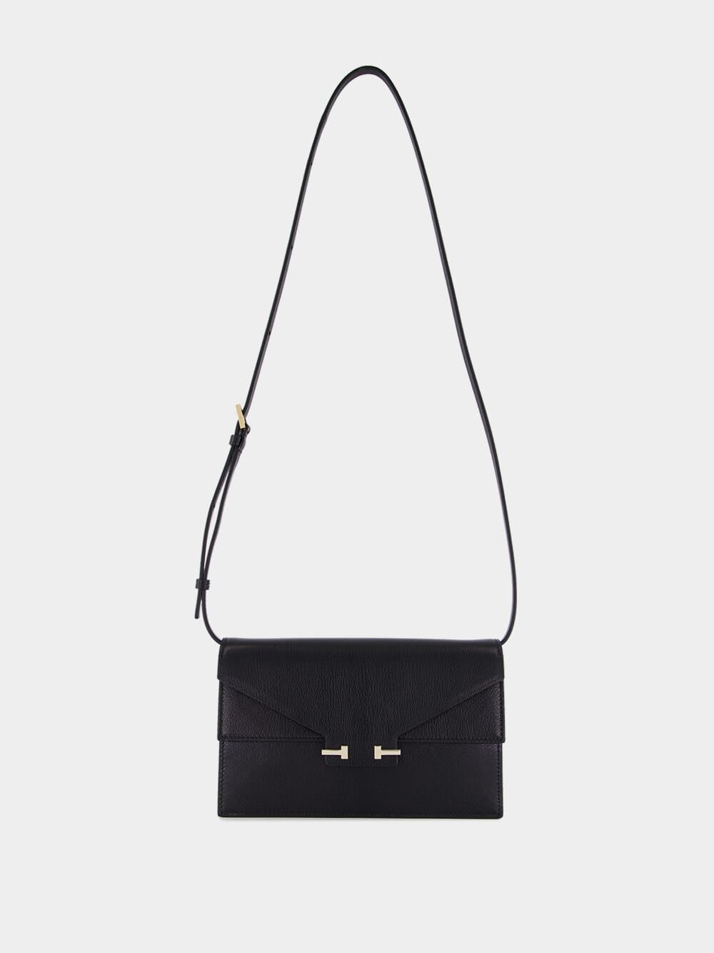 Black Aube Mini Bag in Supple Grain Leather