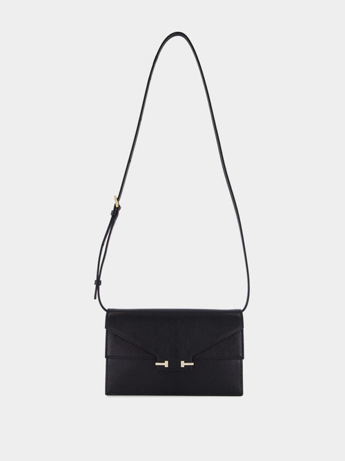 Black Aube Mini Bag in Supple Grain Leather