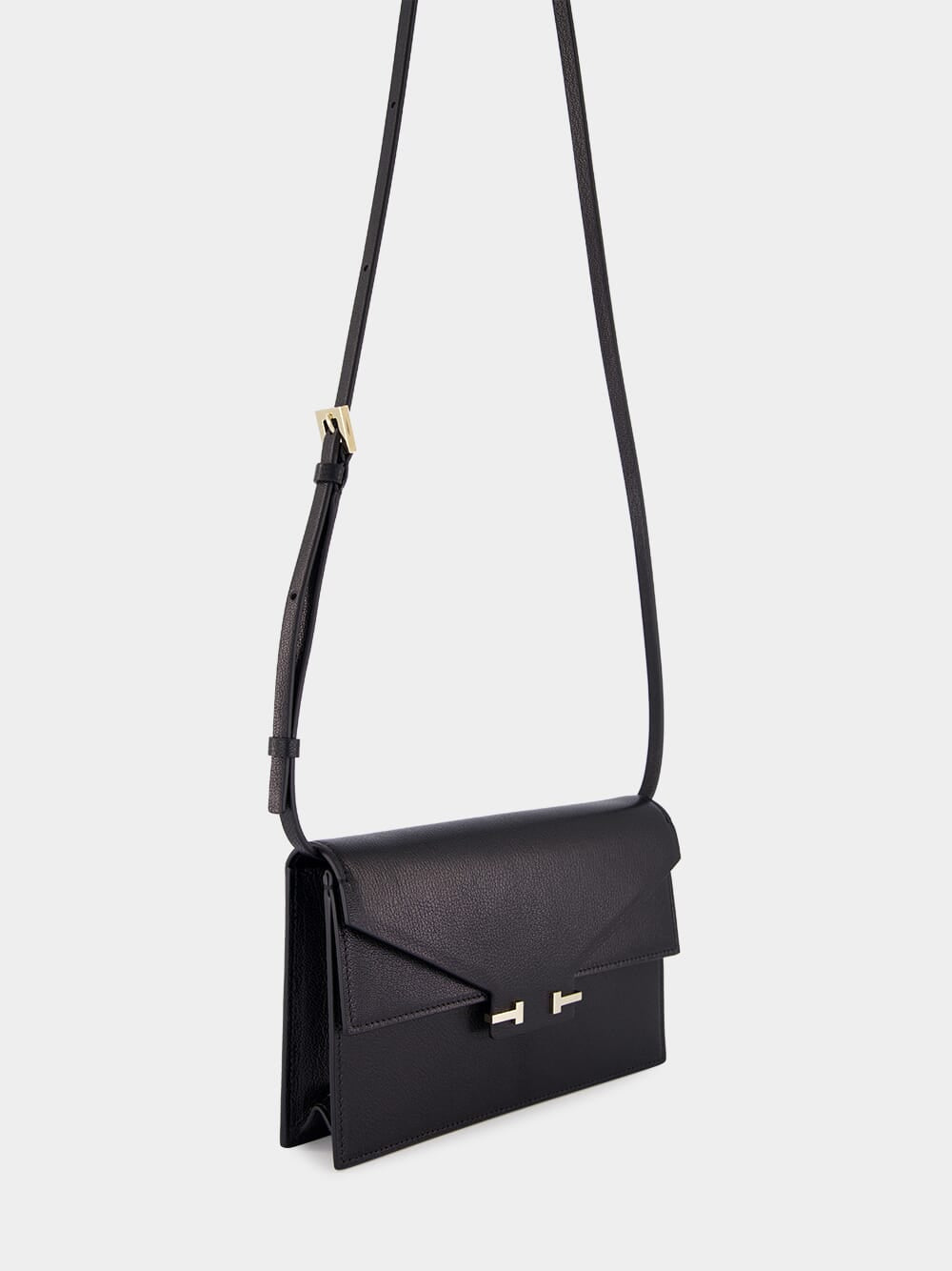 Black Aube Mini Bag in Supple Grain Leather