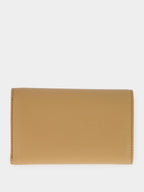 Rhum Supple Grain Leather Aube Compact Wallet