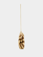 Natural Zebra-Print Pony Skylar Clutch