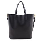 Saint Laurent Black Calfskin Toy Shopping Tote