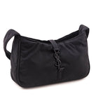 Saint Laurent Black Econyl Nylon Le 5 A 7 Hobo