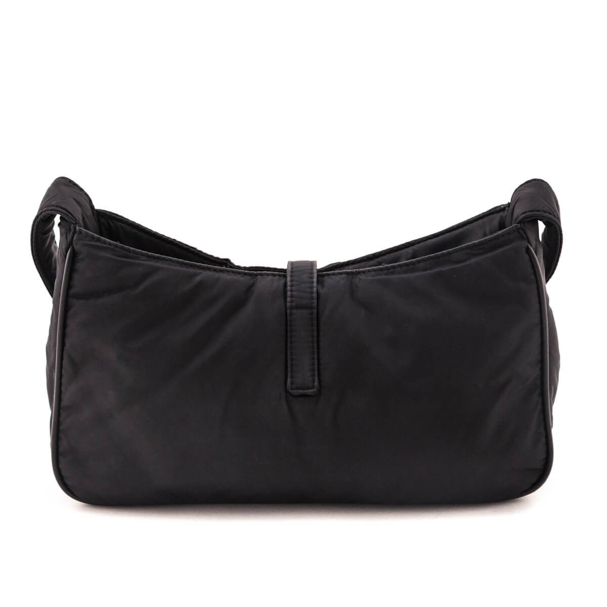Saint Laurent Black Econyl Nylon Le 5 A 7 Hobo