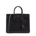 Saint Laurent Black Grained Calfskin Small Sac De Jour