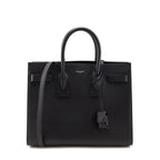 Saint Laurent Black Grained Calfskin Small Sac De Jour