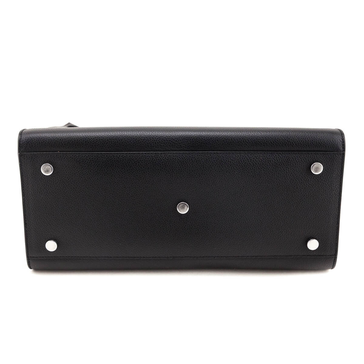 Saint Laurent Black Grained Calfskin Small Sac De Jour