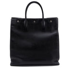 Saint Laurent Black Smooth Calfskin Rive Gauche N/S Tote