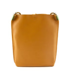 Saint Laurent Tan Calfskin Small Suzanne Hobo