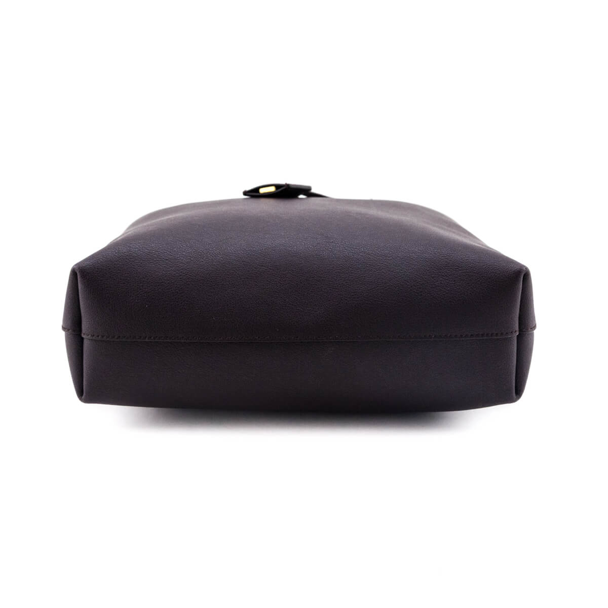 Saint Laurent Burgundy Calfskin Toy Shopping Tote