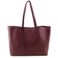 Saint Laurent Carmine Calfskin Large Shopping Tote E/W