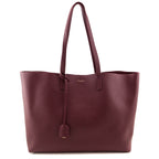 Saint Laurent Carmine Calfskin Large Shopping Tote E/W