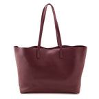 Saint Laurent Carmine Calfskin Large Shopping Tote E/W